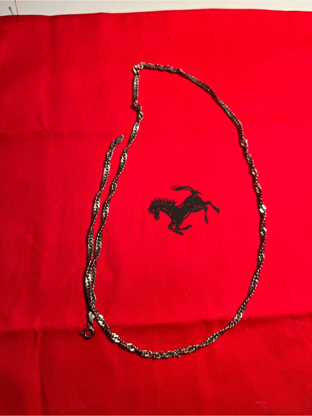 Silver Multi-Strand Rope Chain Necklace - Silver - Picture 4 of 6